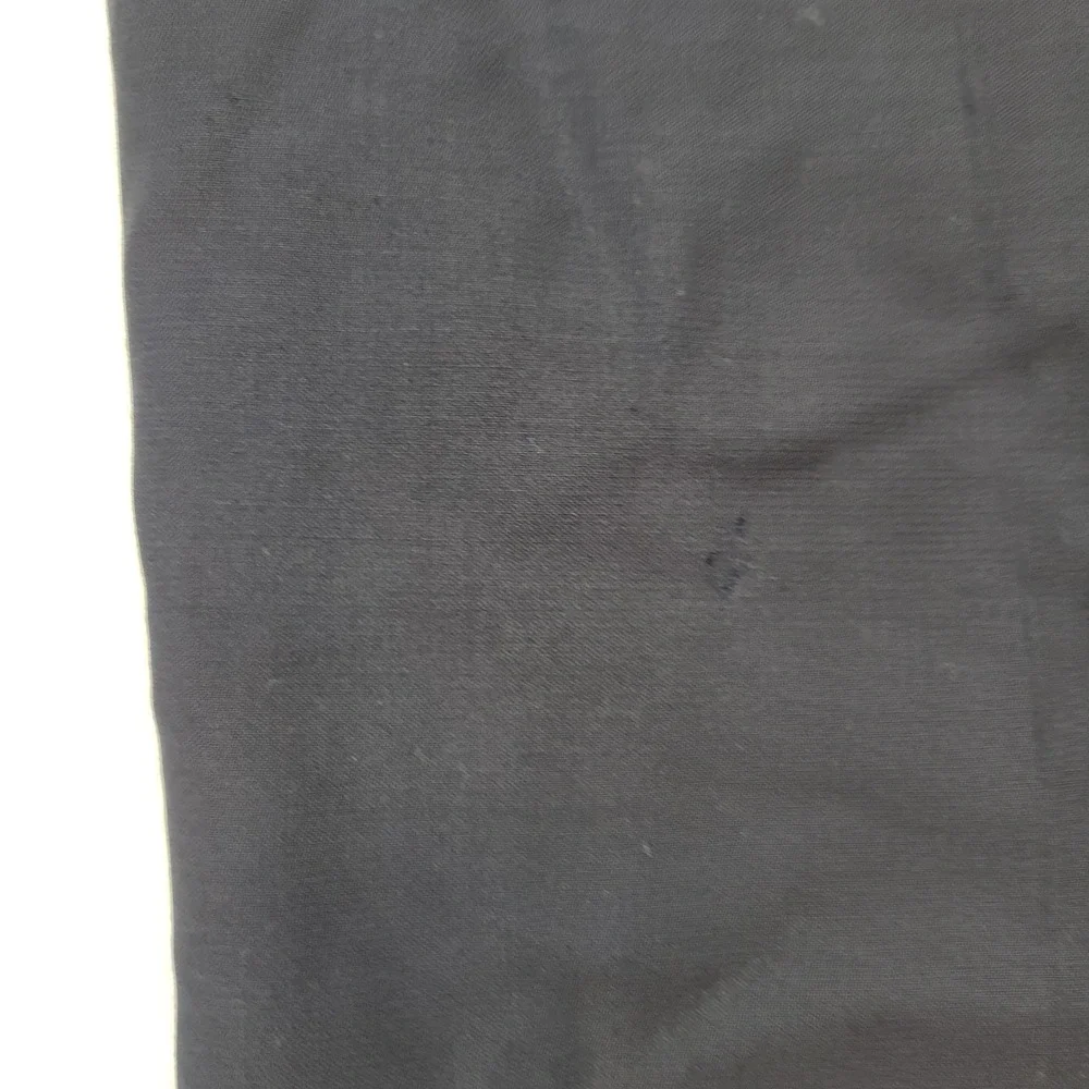 Zignone Dress Pants Mens 34x29 Black Wool Pleated Cuffed Made in Italy Trousers